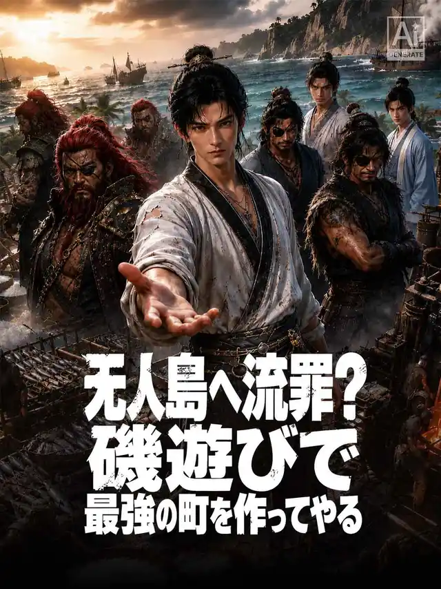 无人島へ流罪？磯遊びで最強の町を作ってやる