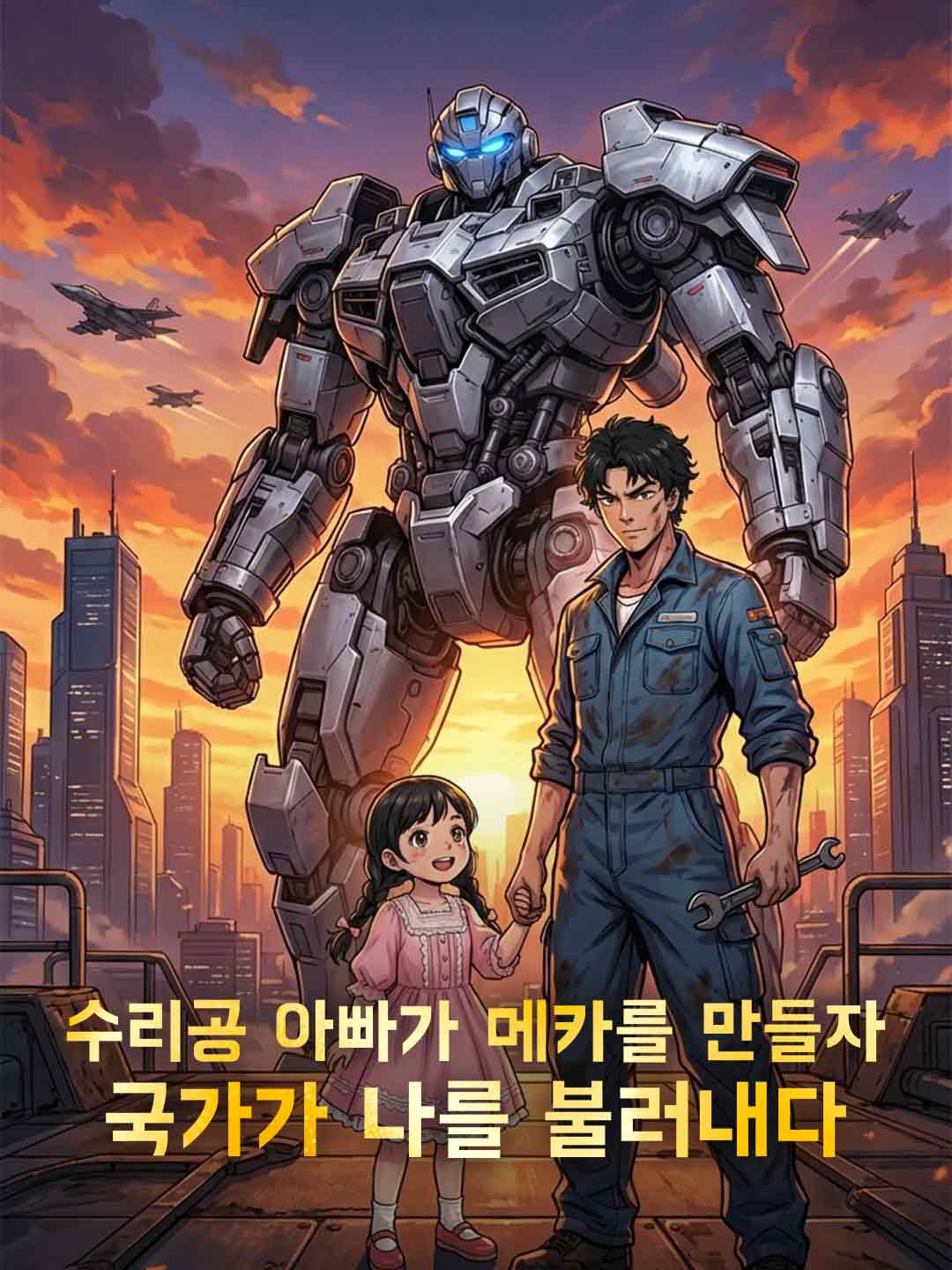 수리공 아빠가 메카를 만들자 국가가 나를 불러내다