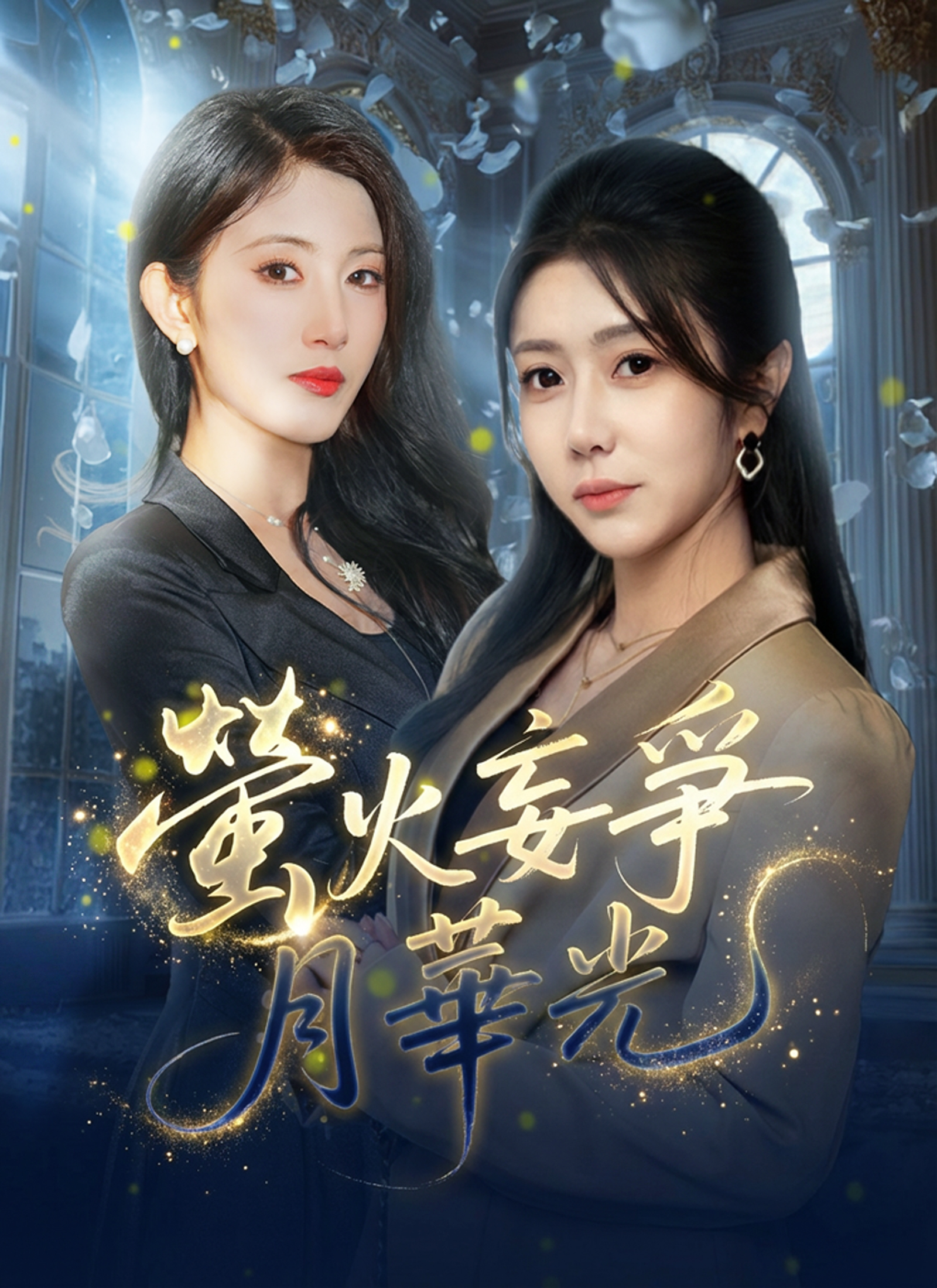 螢火妄爭月華光