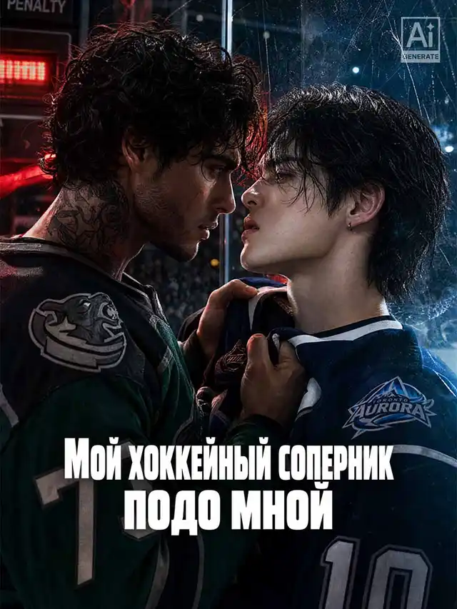Мой хоккейный соперник подо мной