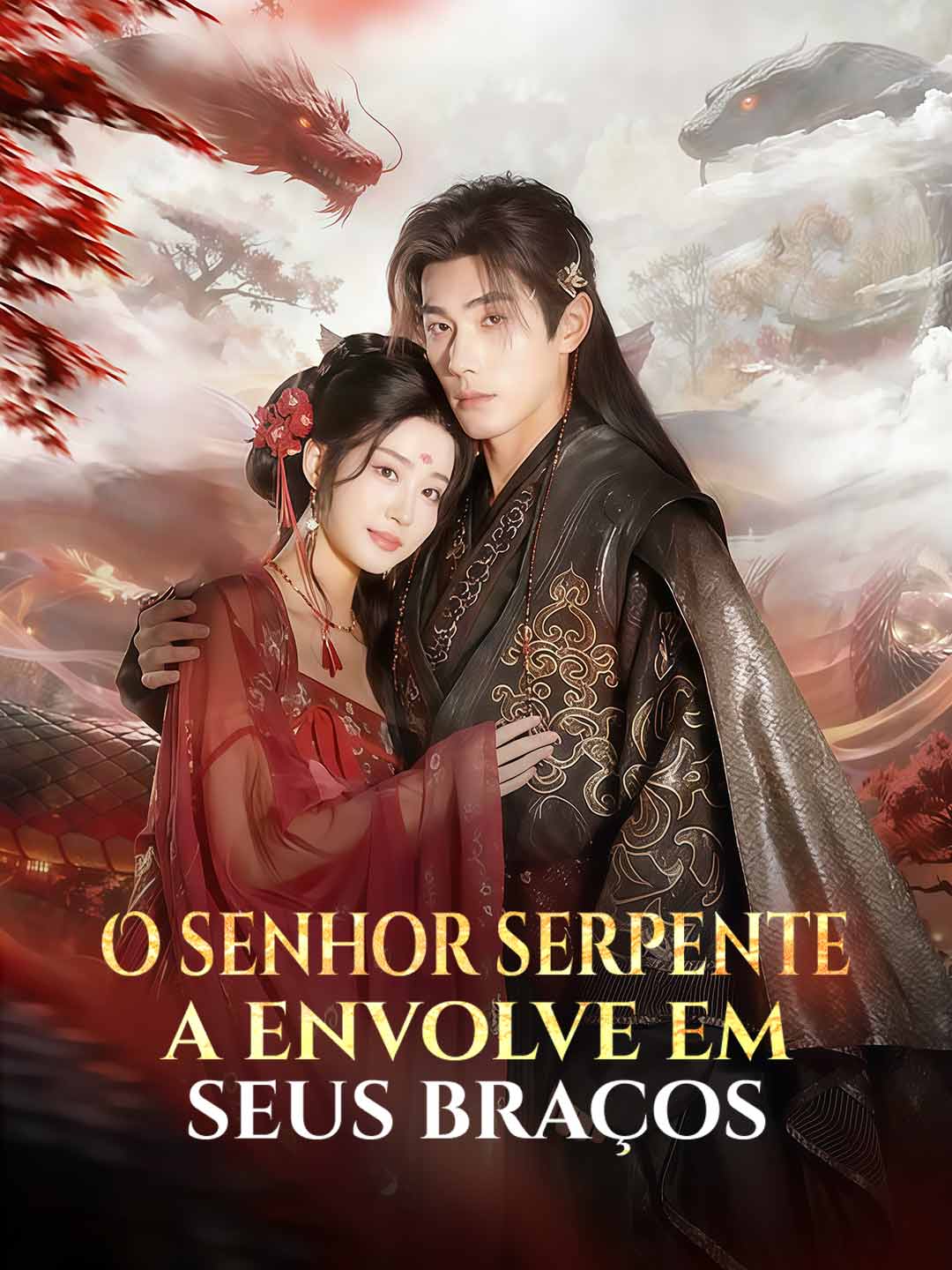 O senhor serpente a envolve em seus braços