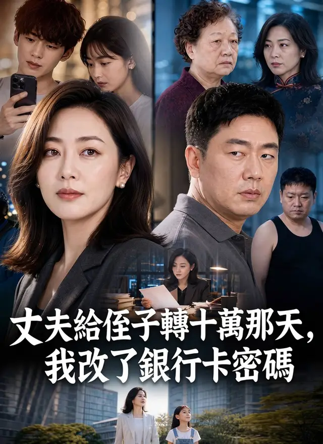 丈夫給侄子轉十萬那天，我改了銀行卡密碼
