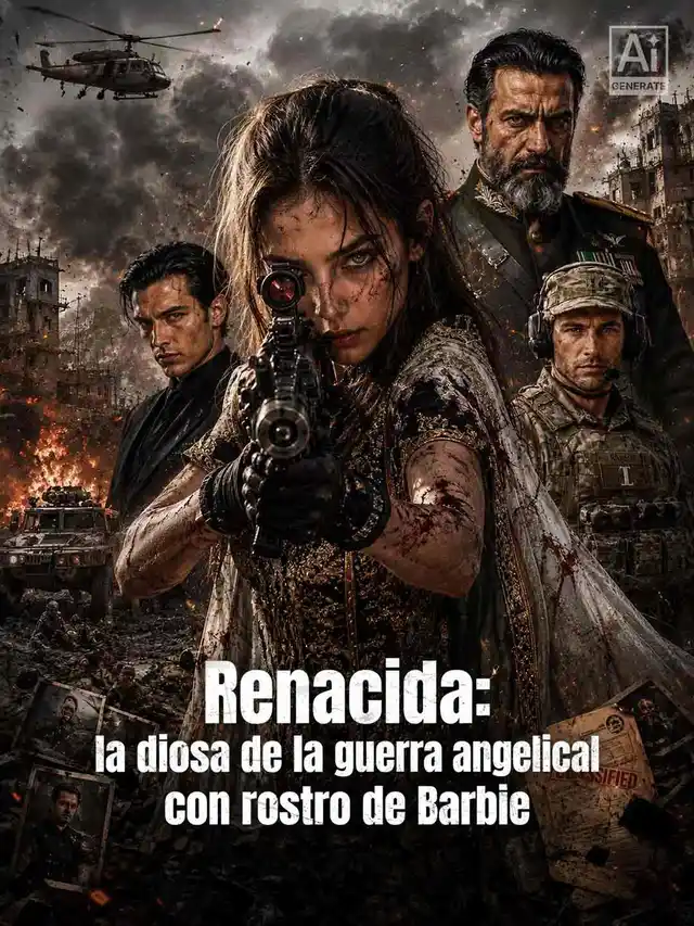 Renacida: la diosa de la guerra angelical con rostro de Barbie